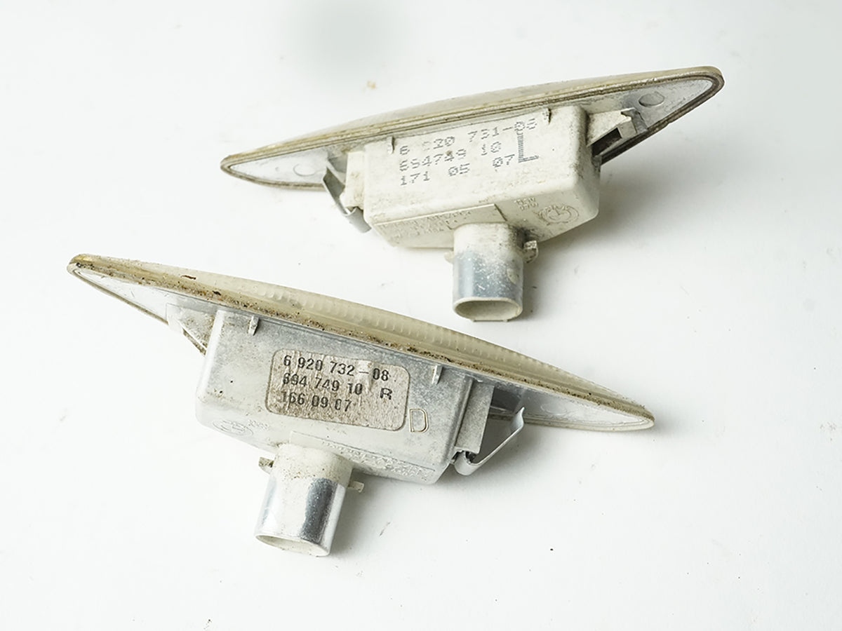 2001 - 2006 Bmw 3 Series E46 Coupe Turn Signal Light Lamp Left Right Fender Set