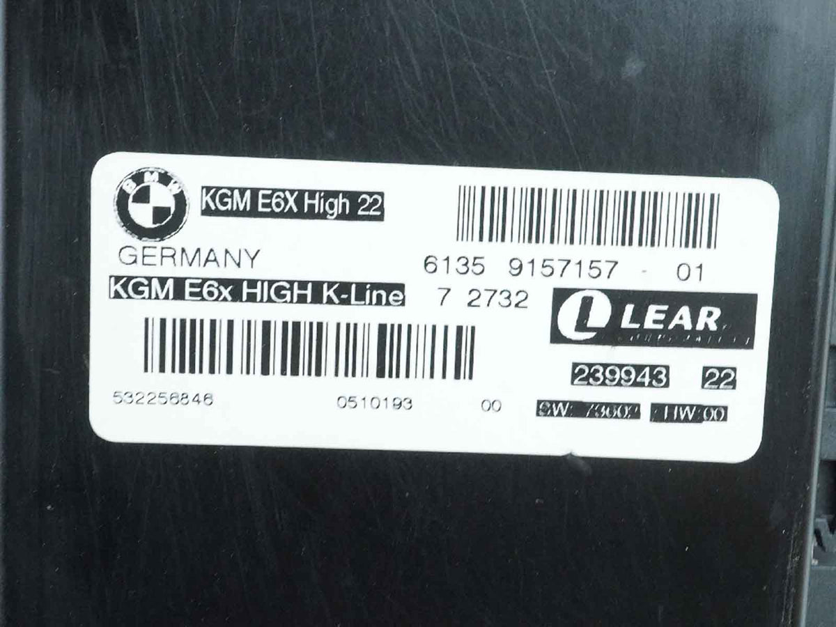 2006 - 2007 Bmw M5 M6 E60 E63 E64 Body Bcm Gateway Module Control 61359157157