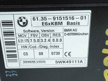 Load image into Gallery viewer, 2007 BMW M5 M6 E60 E63 E64 BCM MAIN BODY MODULE CONTROL UNIT 61359151516 OEM, price