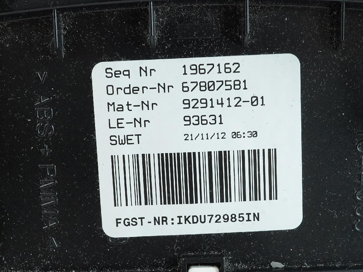 2012 - 2013 Bmw 5 Series F10 535Xi At 6Cyl Instrument Speedometer Cluster 167K
