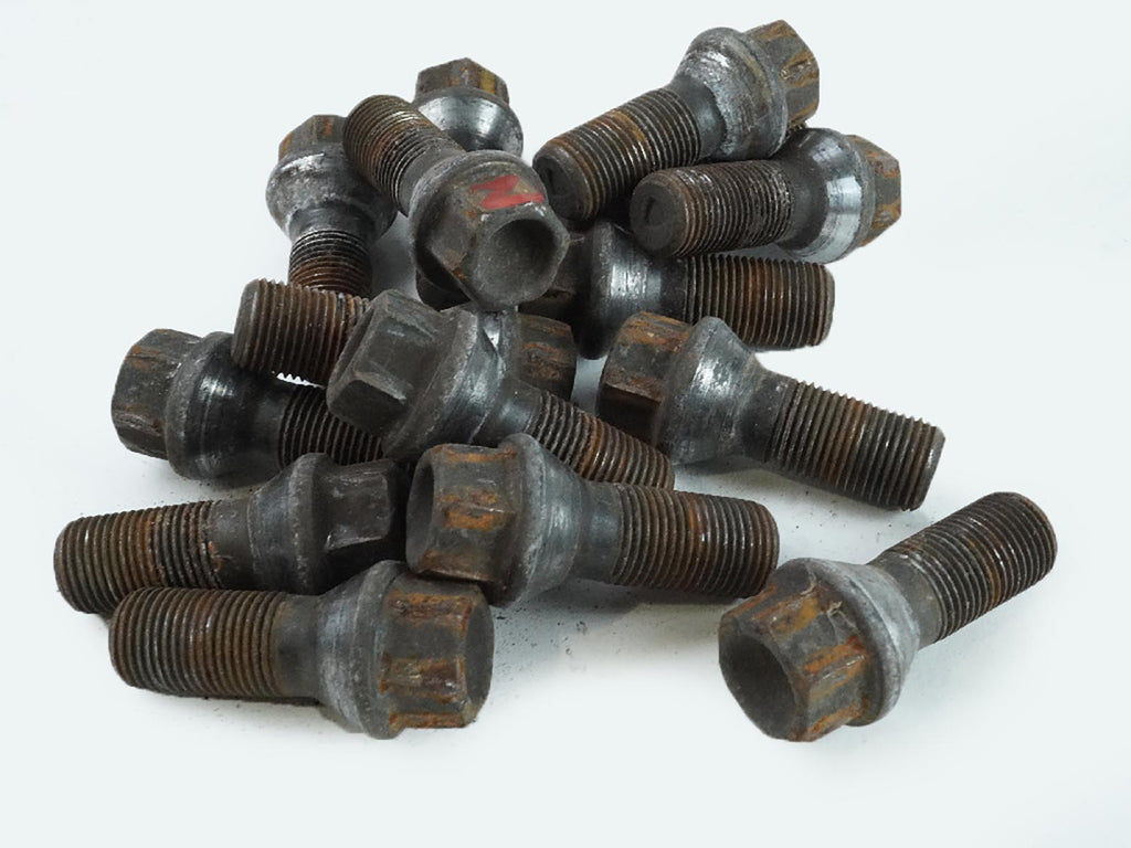  2011 - 2016 BMW 5 SERIES F10 BOLT LUG NUTS STANDARD WHEEL RIM SET OF 15 OEM, cheap