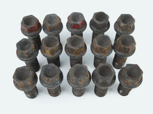 Load image into Gallery viewer, 2011 - 2016 BMW 5 SERIES F10 BOLT LUG NUTS STANDARD WHEEL RIM SET OF 15 OEM, price