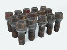 Load image into Gallery viewer, 2011 - 2016 BMW 5 SERIES F10 BOLT LUG NUTS STANDARD WHEEL RIM SET OF 15 OEM, buy