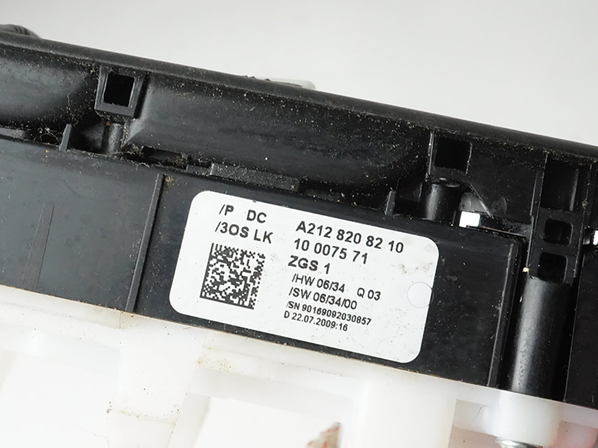 2012 Mercedes Benz C Class W204 Master Power Window Control Switch Unit OEM