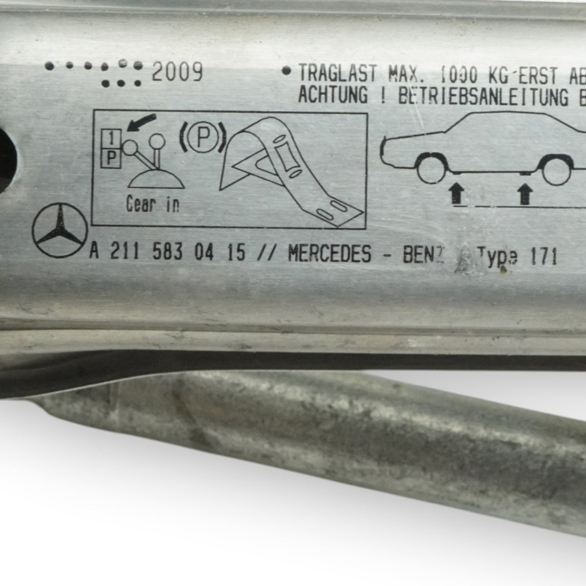 2010-2016 Mercedes E350 E550 E63 W212 Jack Lifting Scissor Emergency A2128980914