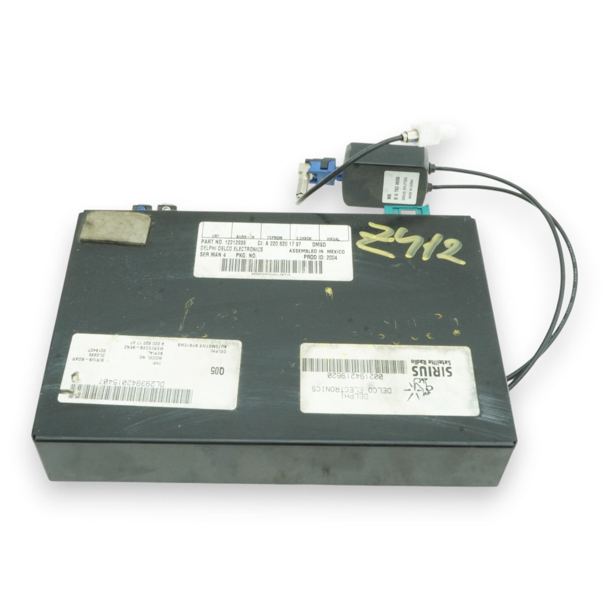 00-06 Mercedes S430 S500 S600 W220 Satellite Sirius Control Module A2208201797