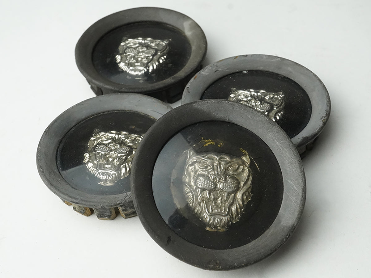 1987 - 1989 Jaguar Xjs Convertible Wheel Standard Hub Cap Cover Unit Set OEM