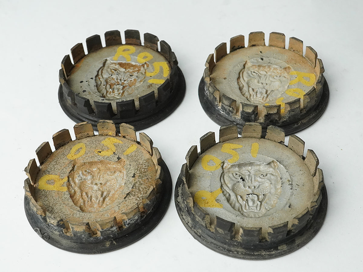 1987 - 1989 Jaguar Xjs Convertible Wheel Standard Hub Cap Cover Unit Set OEM