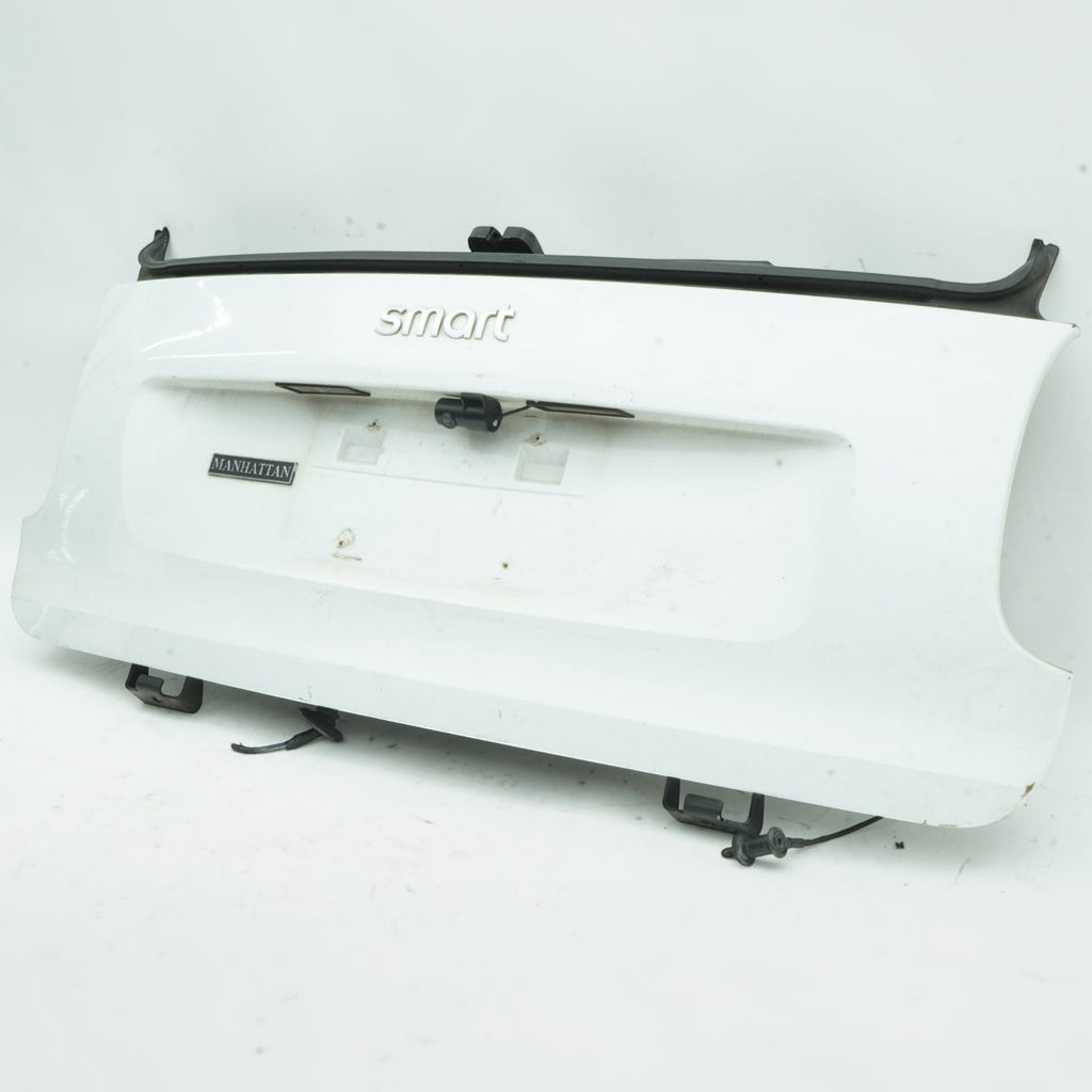  2016 Smart Fortwo W453 Trunk Decklid Boot Panel Gate W/ Camera View White Eazo, used