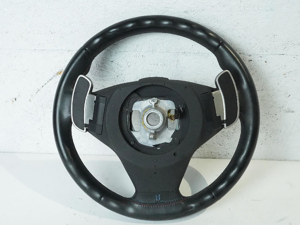  2007 BMW M6 E64 E63 STEERING WHEEL LEATHER PADDLE SHIFTER WO HEATER W SWITCH OEM, cheap