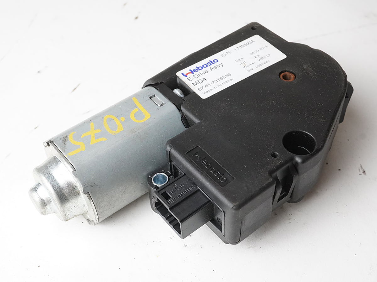 2012 - 2018 Bmw 3 Series F30 328 320 335 Roof Moonroof Sunroof Sliding Motor