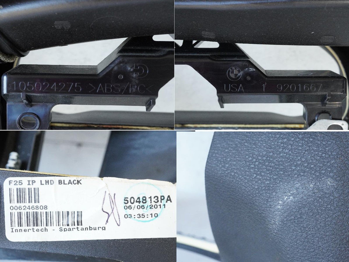 2011 - 2017 Bmw X3 F25 Dashboard Panel Cover Wo Headup Display 504813Pa OEM