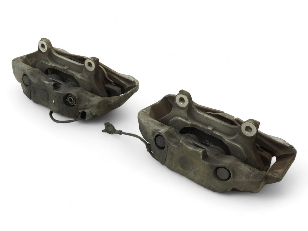 2011 - 2014 Audi A8 D4 Caliper Brake Stop W Pads Front Left Right Set Of 2 OEM