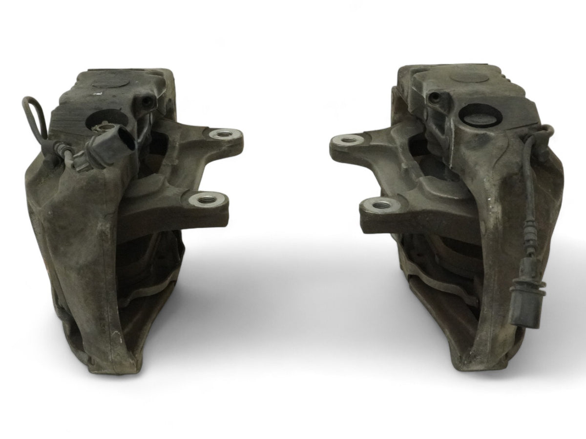 2011 - 2014 Audi A8 D4 Caliper Brake Stop W Pads Front Left Right Set Of 2 OEM