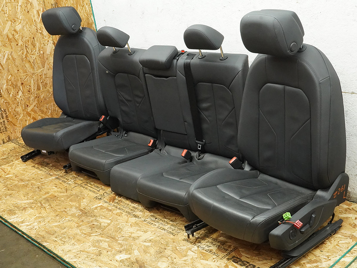 2019 - 2023 Audi Q3 F3 Seat Leather Electric Heated Bucket Front Rear Set OEM