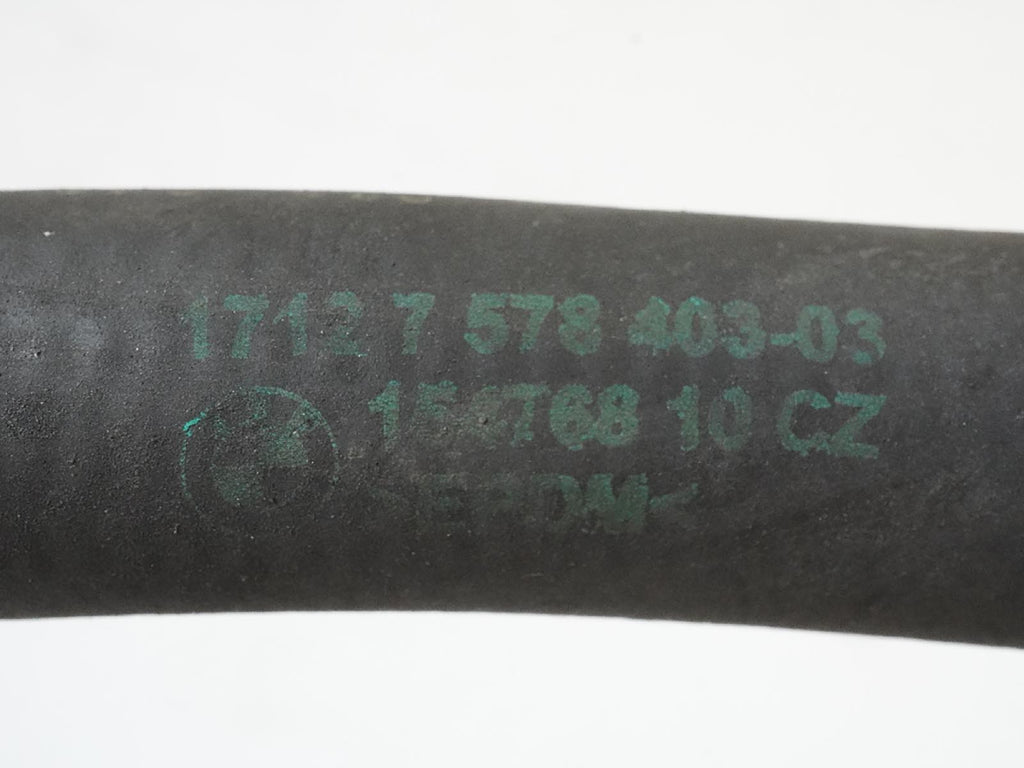  2011 BMW 5 SERIES F10 HOSE TUBE PIPE COOLANT COOLING RADIATOR 17127578403 OEM, in stock