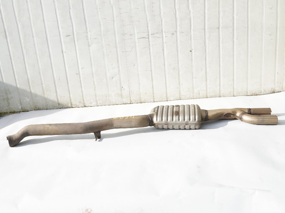2011 Bmw 5 Series F10 528I 3.0L Exhaust Muffler Silencer Pipe Rear 7590544 OEM