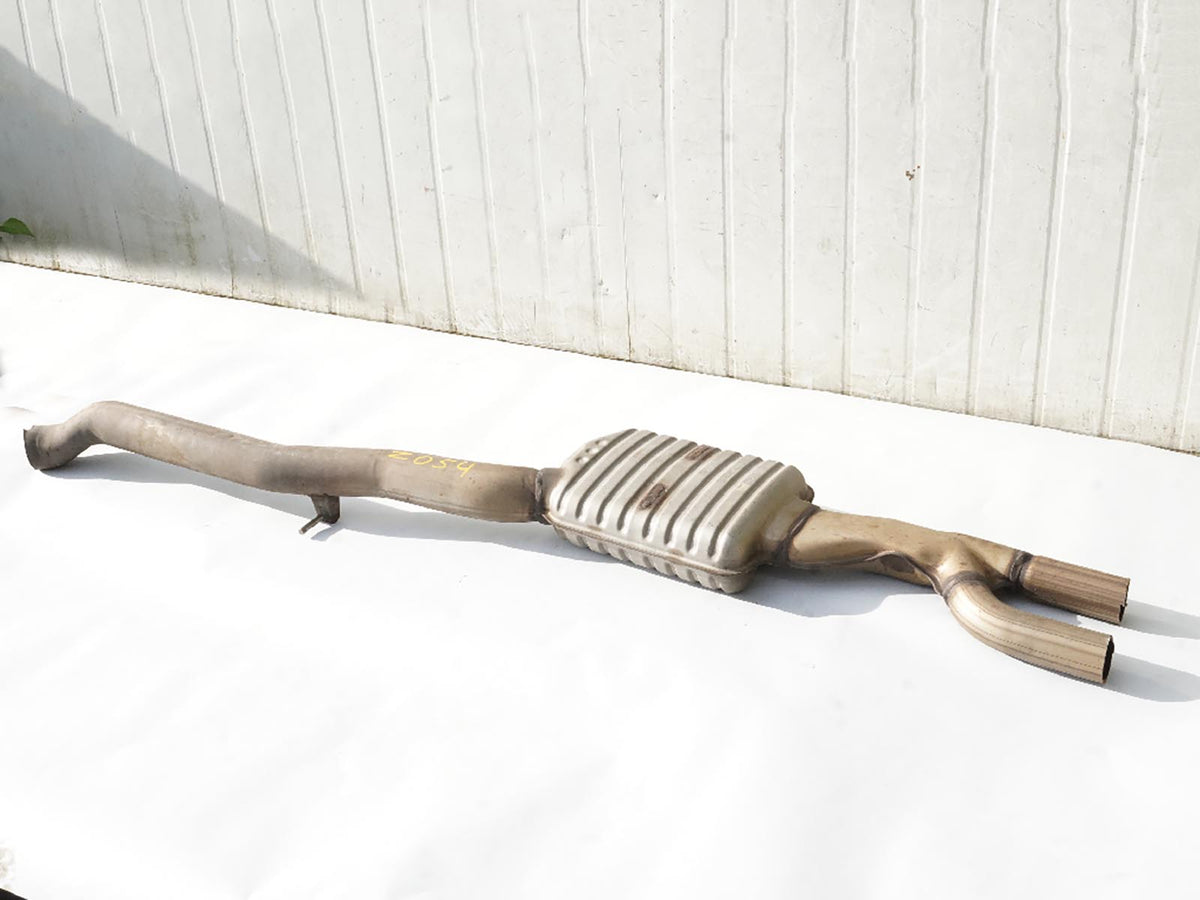 2011 Bmw 5 Series F10 528I 3.0L Exhaust Muffler Silencer Pipe Rear 7590544 OEM