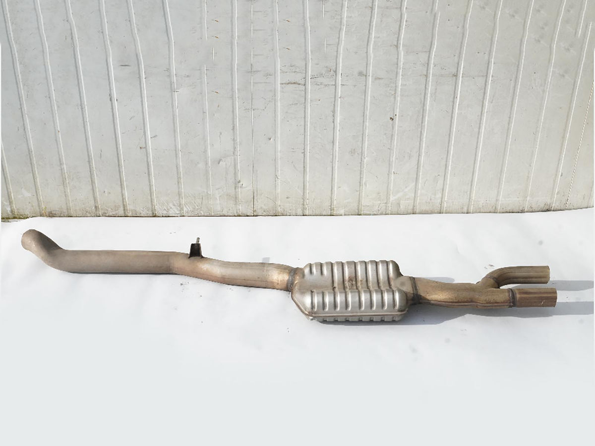 2011 Bmw 5 Series F10 528I 3.0L Exhaust Muffler Silencer Pipe Rear 7590544 OEM