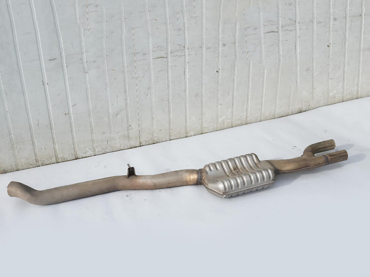 2011 Bmw 5 Series F10 528I 3.0L Exhaust Muffler Silencer Pipe Rear 7590544 OEM