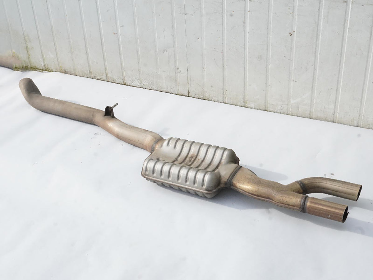 2011 Bmw 5 Series F10 528I 3.0L Exhaust Muffler Silencer Pipe Rear 7590544 OEM