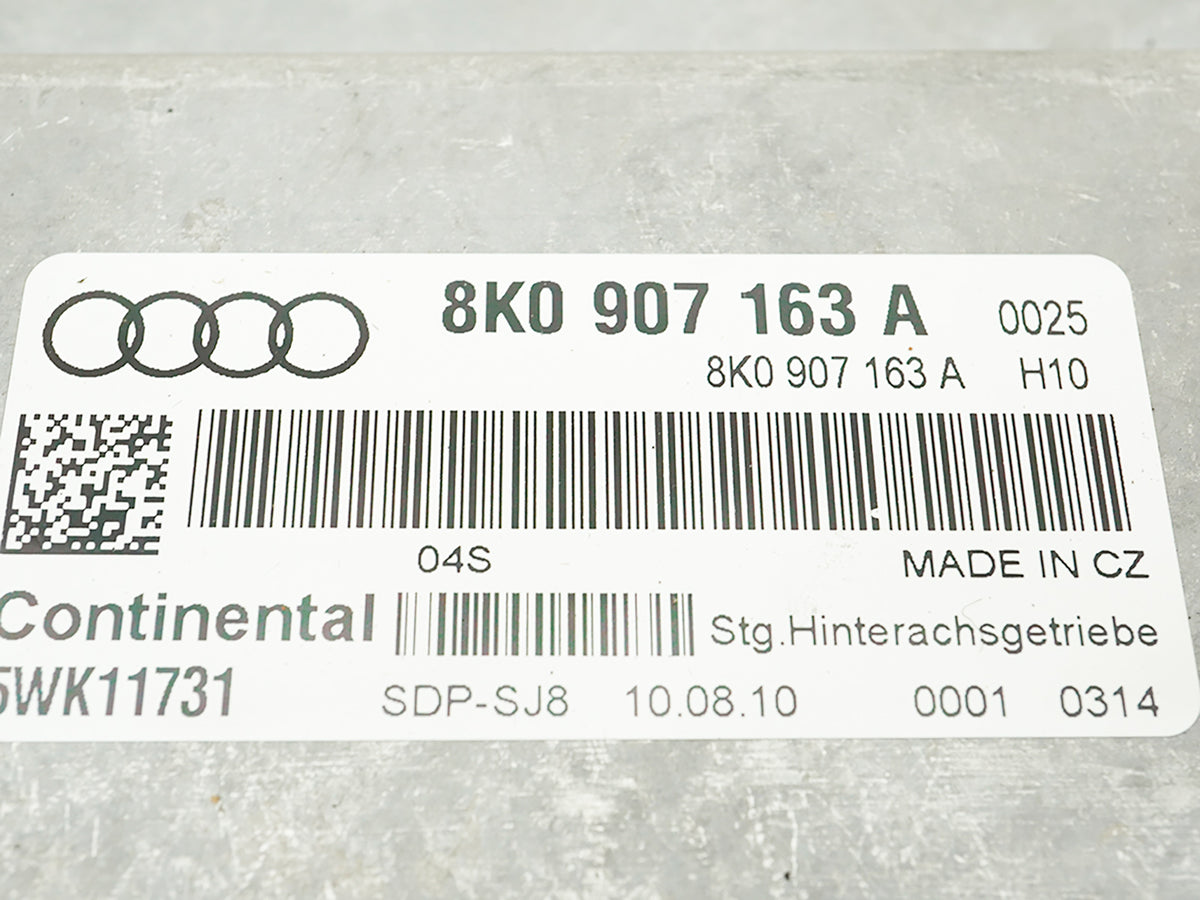 2010 - 2012 Audi S5 8T Differential Control Module Unit Rear 8K0907163A OEM