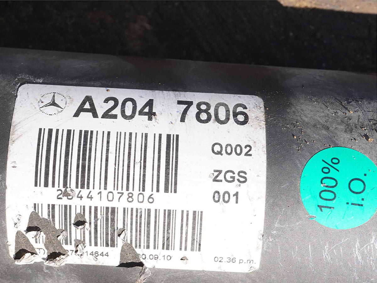 2000 - 2013 Mercedes Benz E Class C207 Drive Shaft Cardan Proppeler Rear OEM