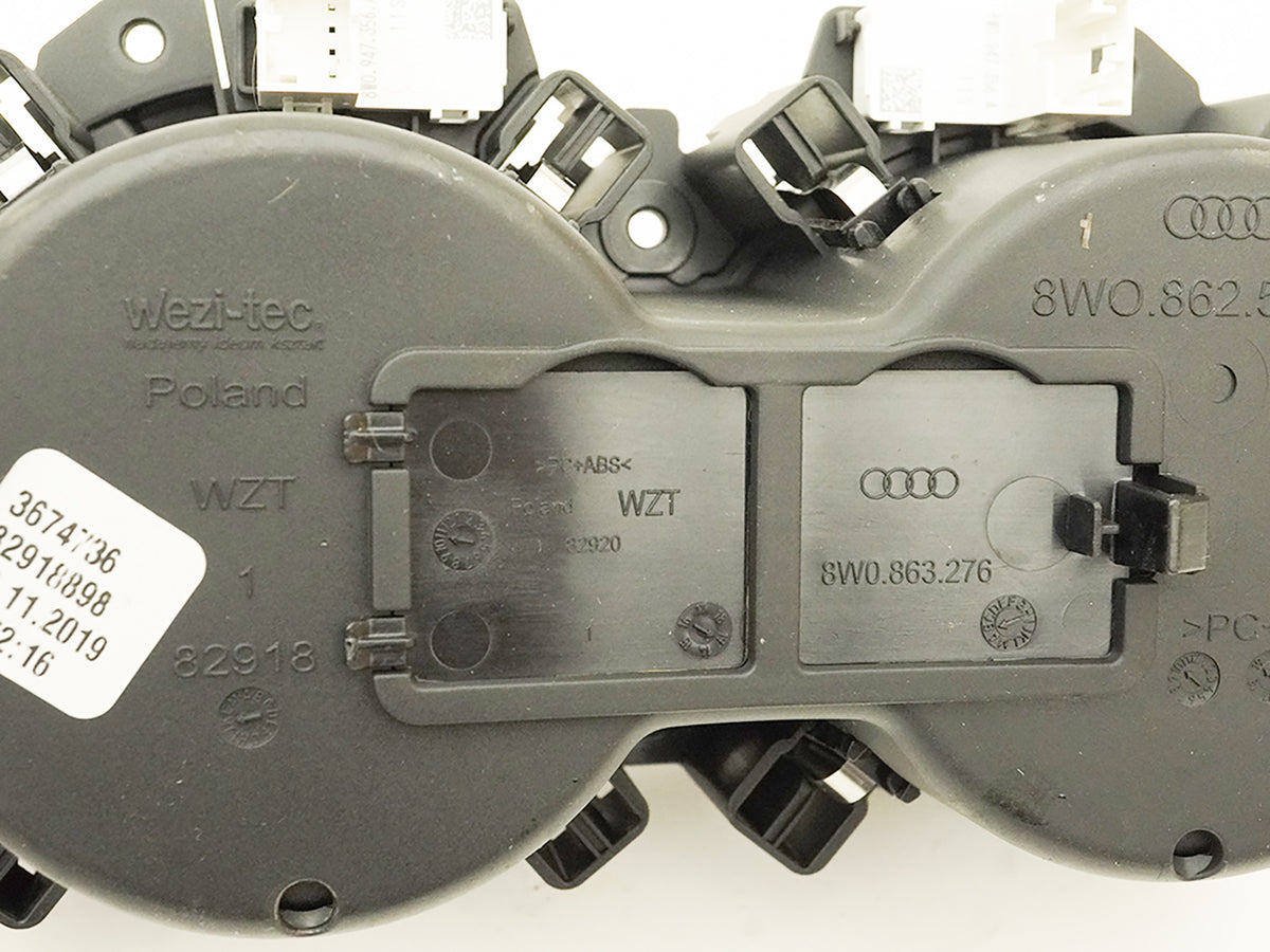 2017 - 2024 Audi A4 B9 Cup Holder Insert Dual Center Console Front 8W0862533D