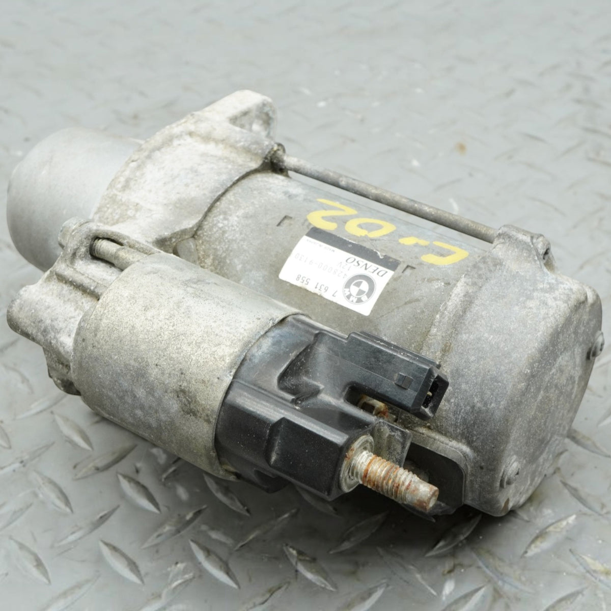 14-18 BMW X5 X6 F15 F16 3.0L Starter Motor Engine Ignition 12417631558 OEM