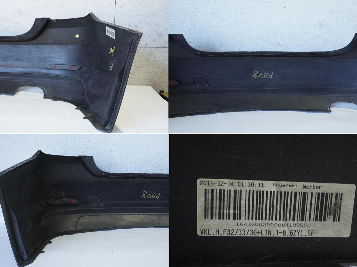 2014 - 2017 Bmw 4 Series F32 F33 Bumper Panel Cover Exterior Rear 51127285545