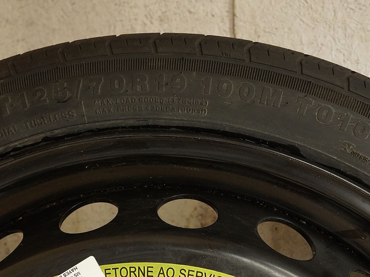 2019 - 2023 Audi A4 B9 Spare Tire Wheel Rim Steel 19X4J 5-112Mm 8W0601010B OEM