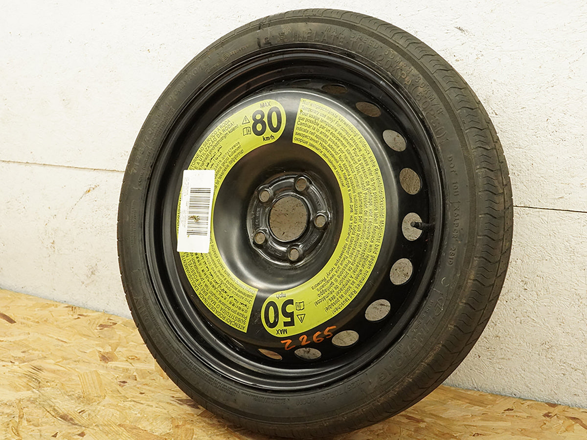 2019 - 2023 Audi A4 B9 Spare Tire Wheel Rim Steel 19X4J 5-112Mm 8W0601010B OEM