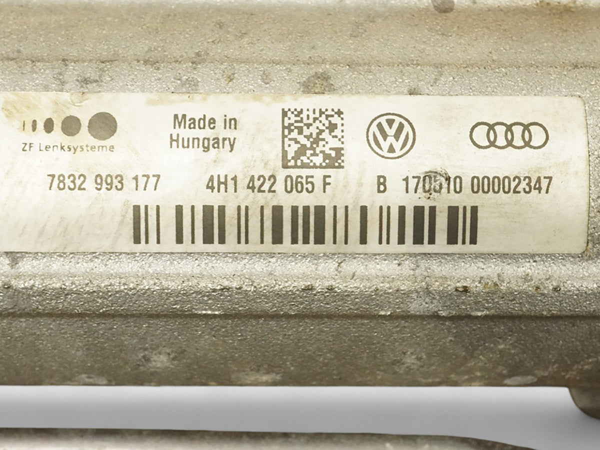 2011-2014 Audi A8 D4 Steering Gear Rack Pinion Power Front 4H1422065F OEM