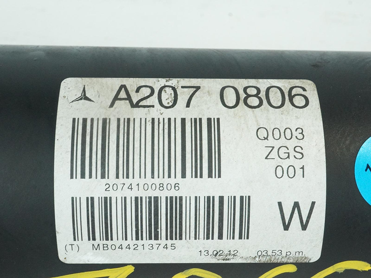 2006 - 2011 Mercedes Benz Ml Class W164 Cardan Propeller Drive Shaft Rear OEM