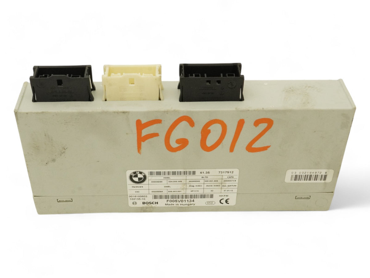 2011 - 2016 Bmw 5 Series F10 Decklid Lift Control Module Trunk 61357317512 OEM
