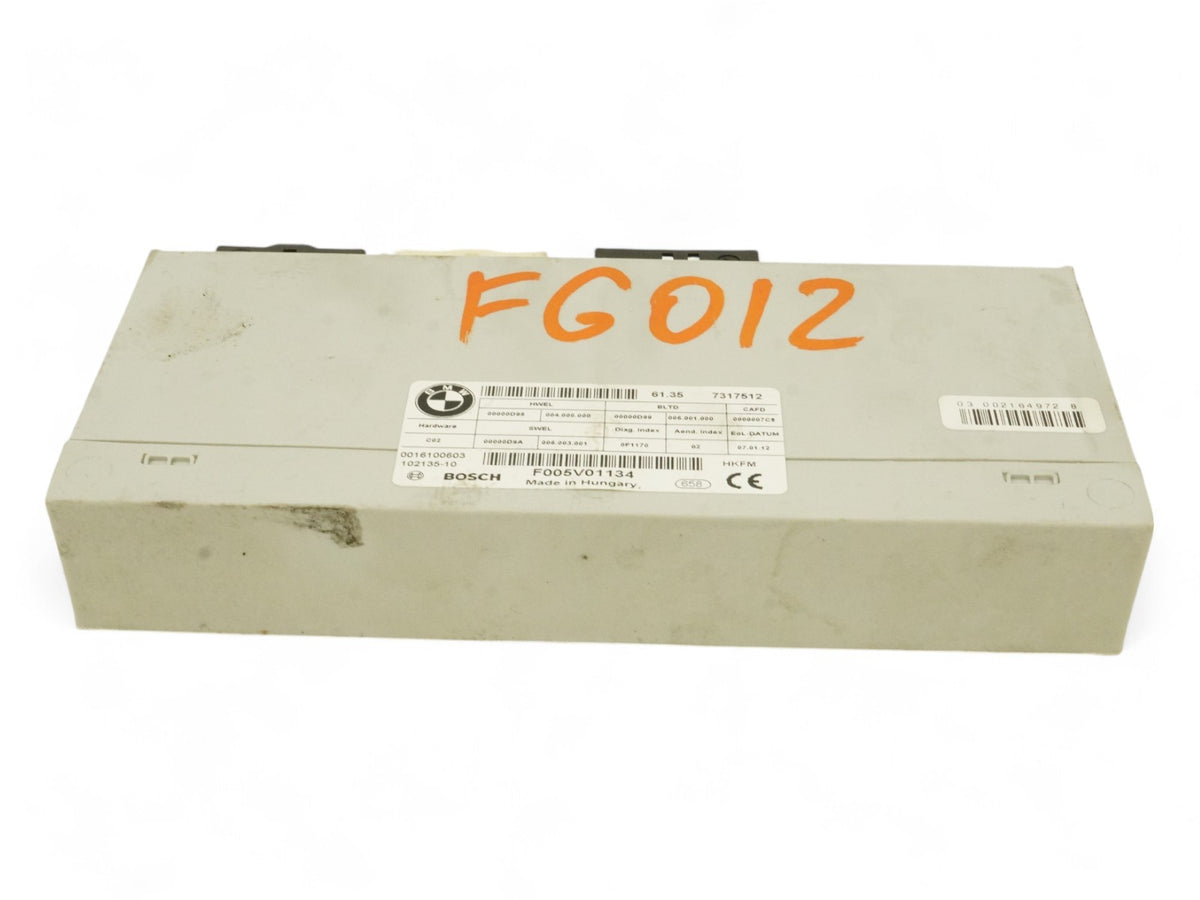 2011 - 2016 Bmw 5 Series F10 Decklid Lift Control Module Trunk 61357317512 OEM