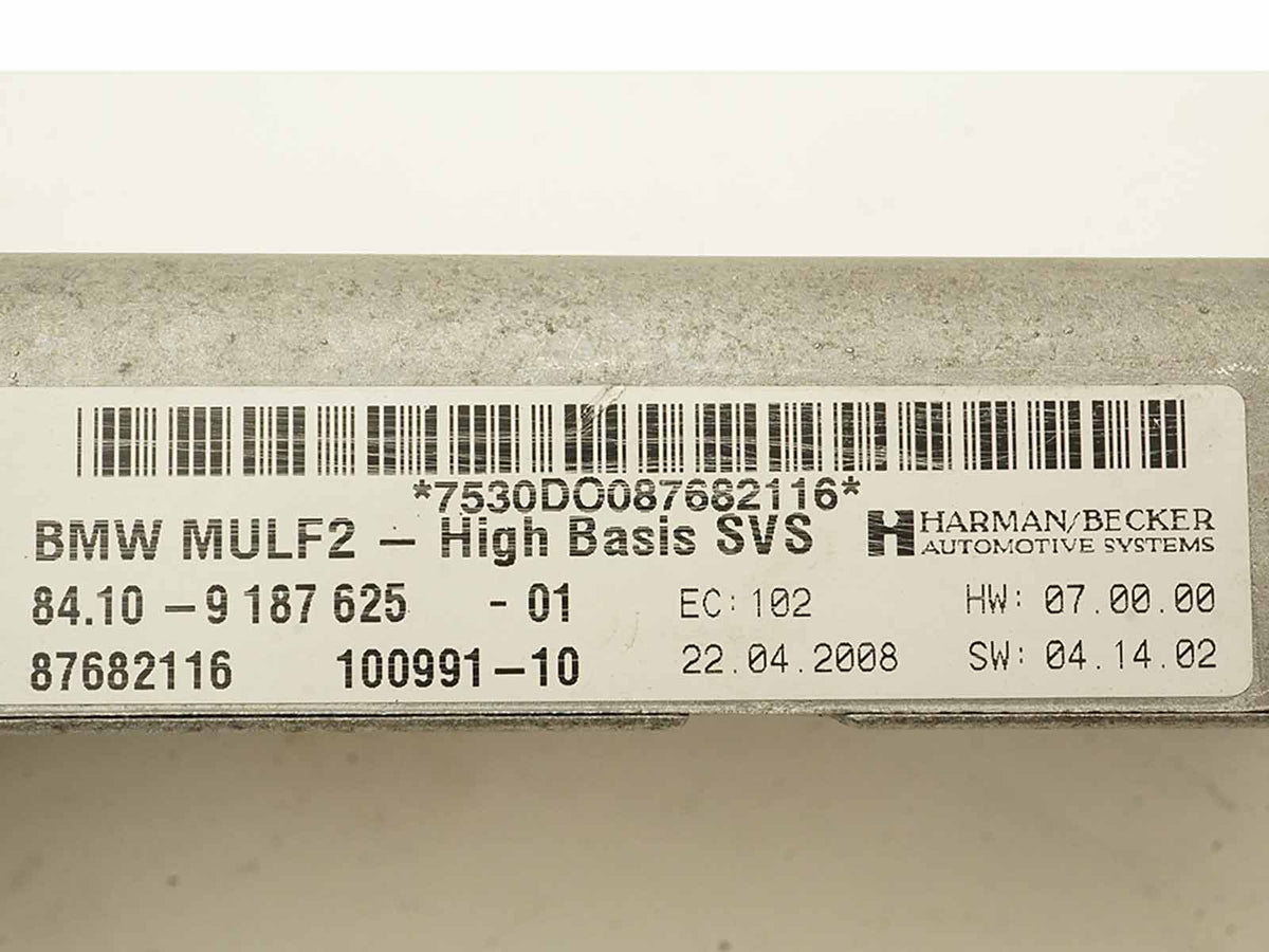 08-10 BMW M6 E64 Communication Bluetooth Control Module Unit 84109187625 OEM