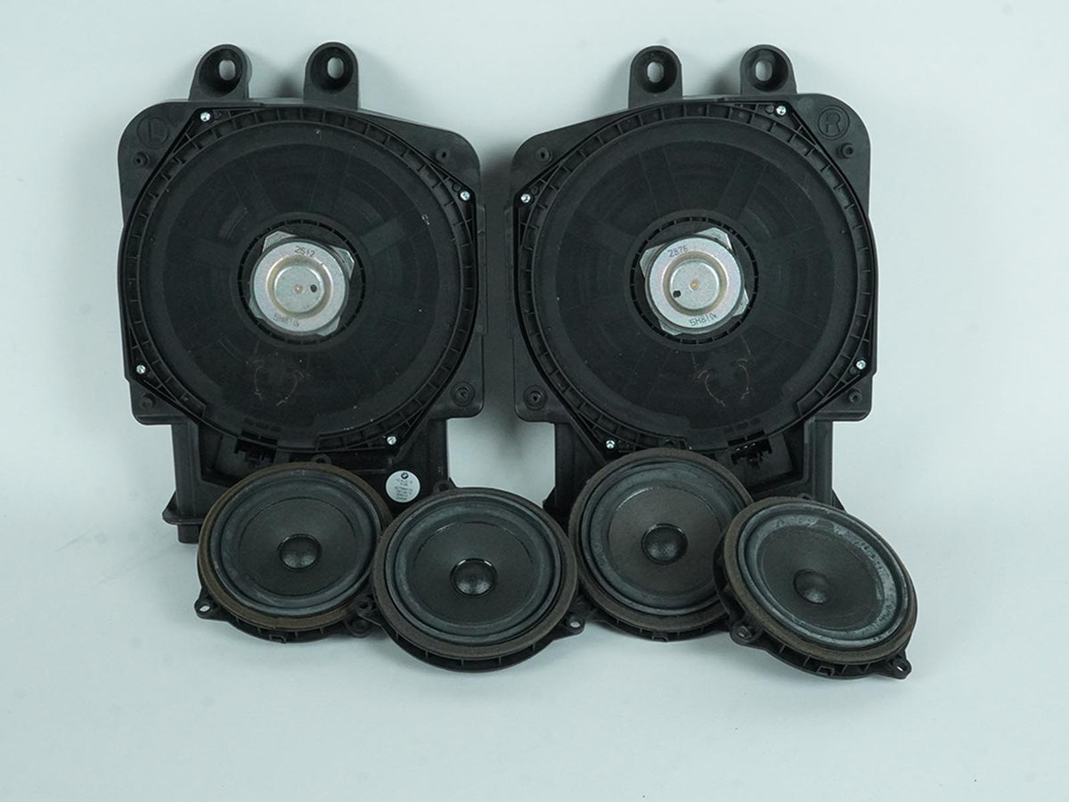 14-19 Mini Cooper S F55 Speaker Subwoofer Bass Front Rear Set Of 6 9275995 OEM