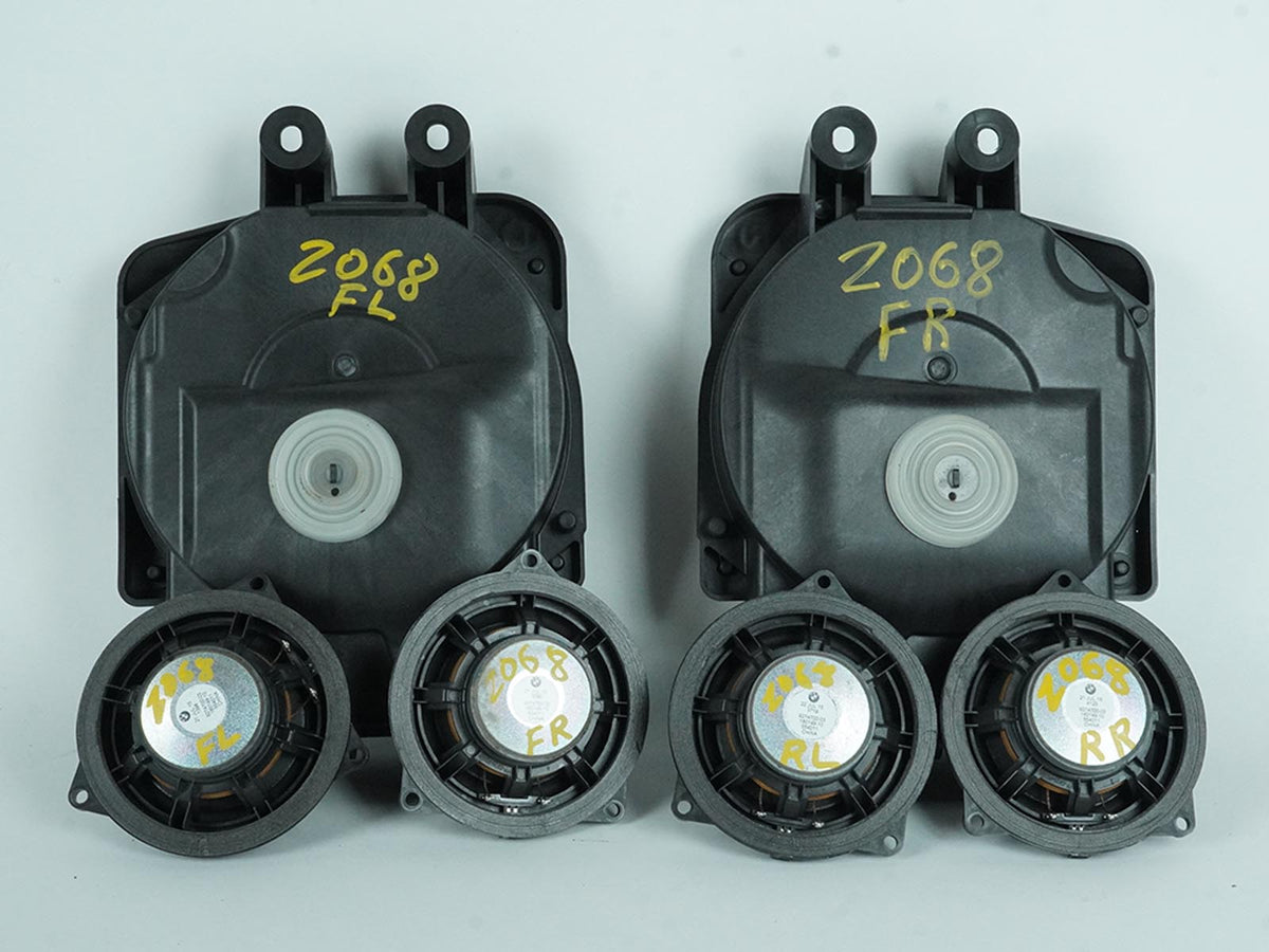 14-19 Mini Cooper S F55 Speaker Subwoofer Bass Front Rear Set Of 6 9275995 OEM