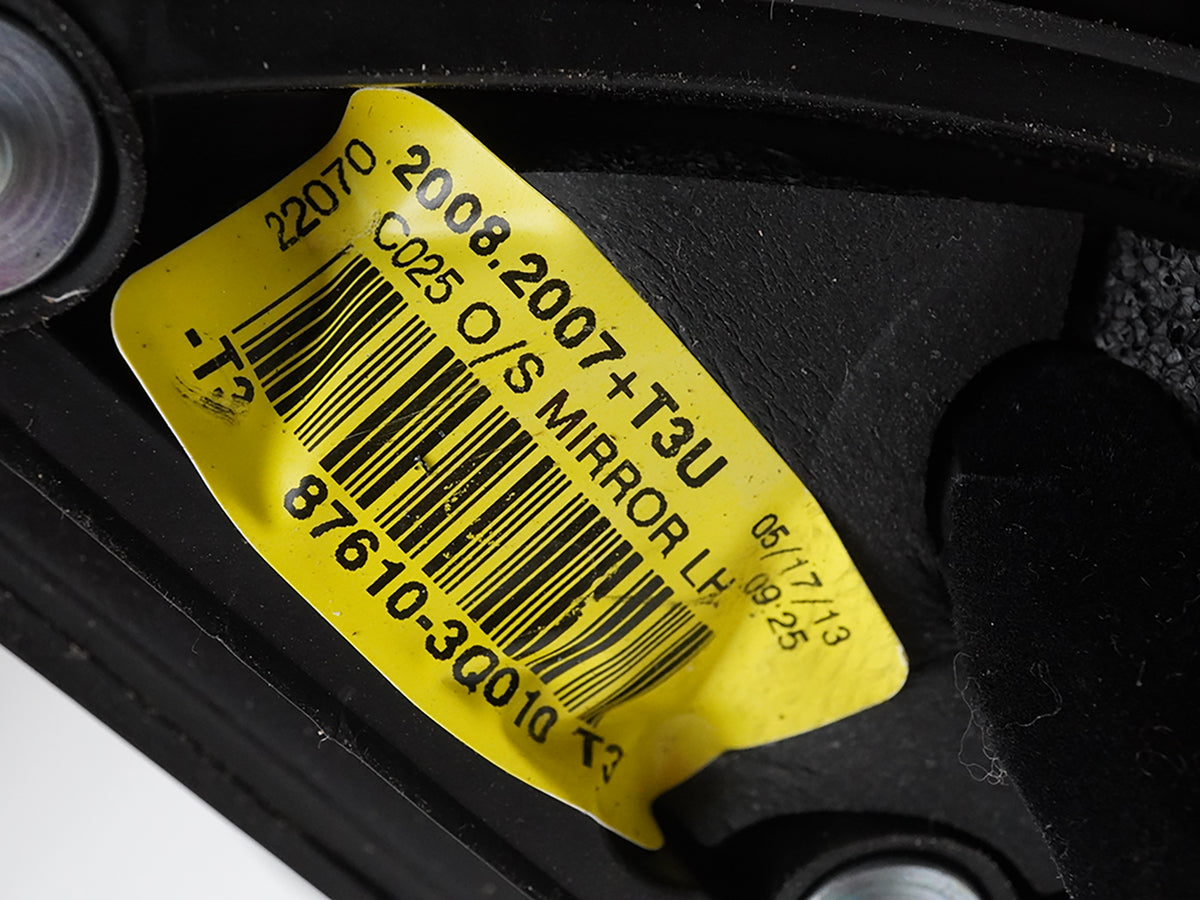 2011 - 2014 Hyundai Sonata Power Mirror Side View Door Driver Left 876103Q010