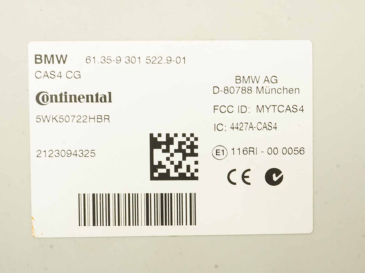 2011 - 2016 Bmw 5 Series F10 Theft Locking Central Remote Control Module OEM