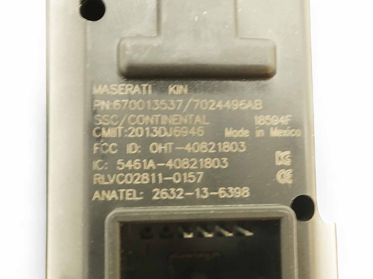 2014 - 2017 Maserati Ghibli S M157 Start Stop Engine BuTTon Switch 670013537 OEM