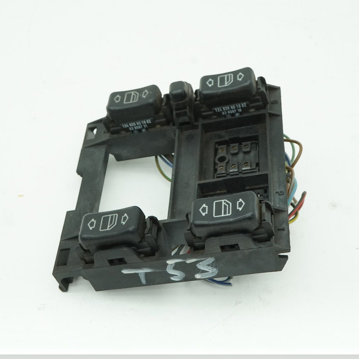 87-89 Mercedes 260E 300E 300TE W124 Master Window Mirror Switch 1248210171 OEM