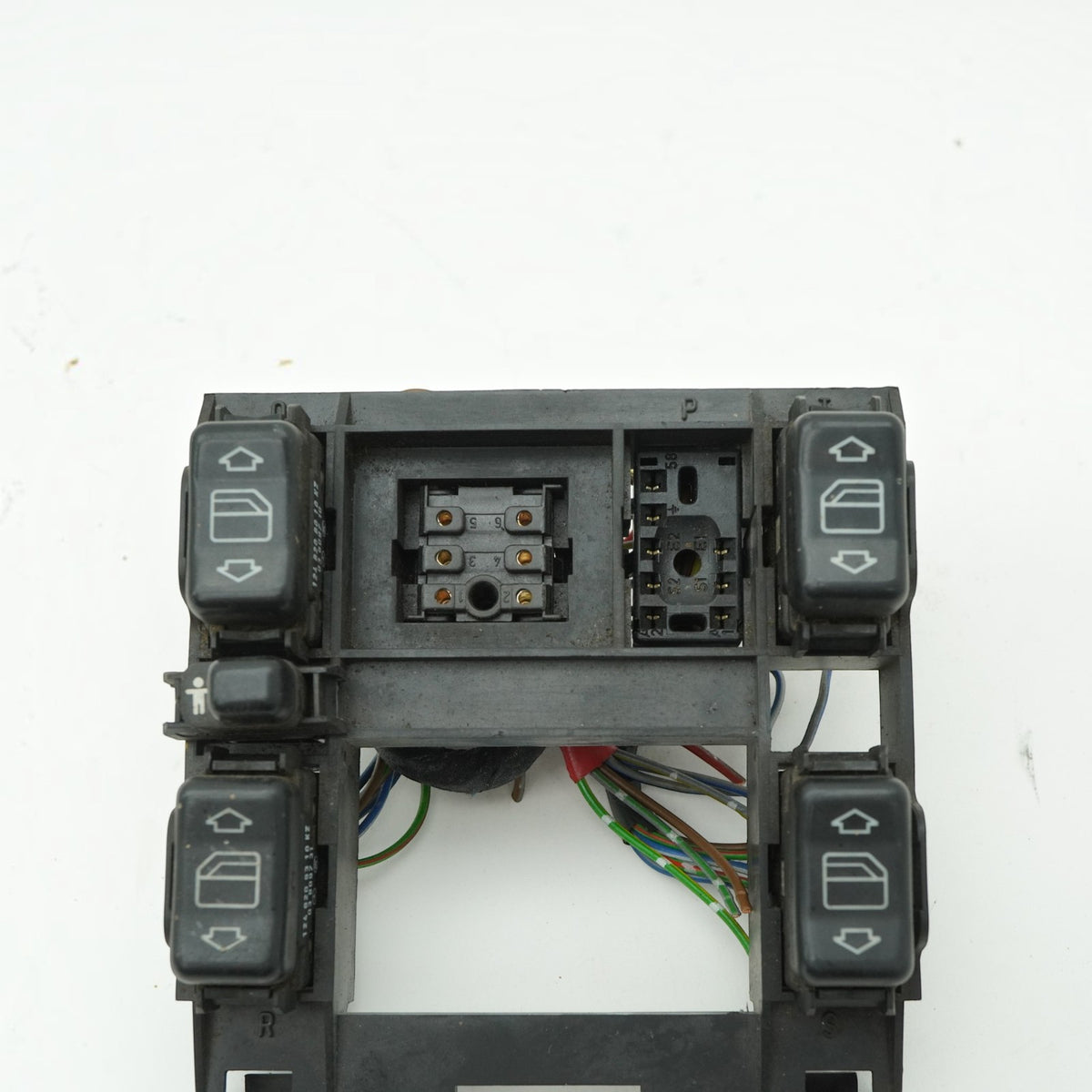87-89 Mercedes 260E 300E 300TE W124 Master Window Mirror Switch 1248210171 OEM