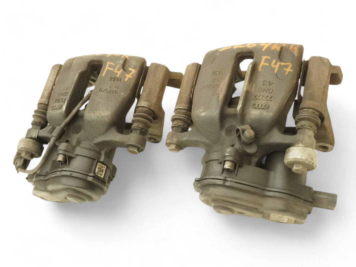 2012 - 2018 Audi A6 C7 Caliper Brake Stop Rear Left Right Lh Rh Set Of 2 OEM