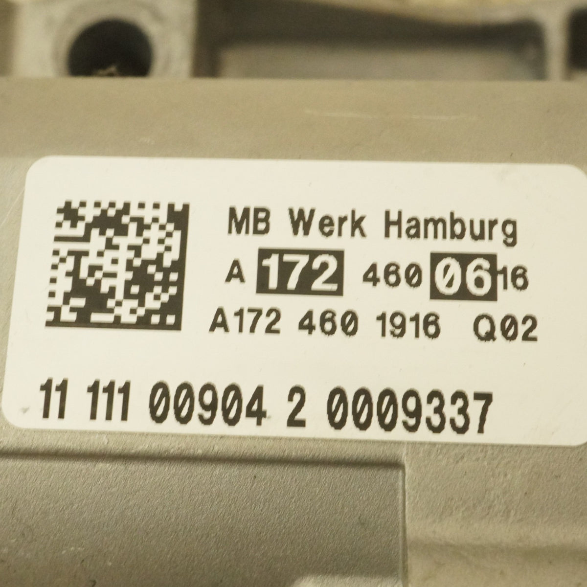 12-16 Mercedes Slk350 Slk55 Steering Column Floor Shift Memory Package Unit OEM