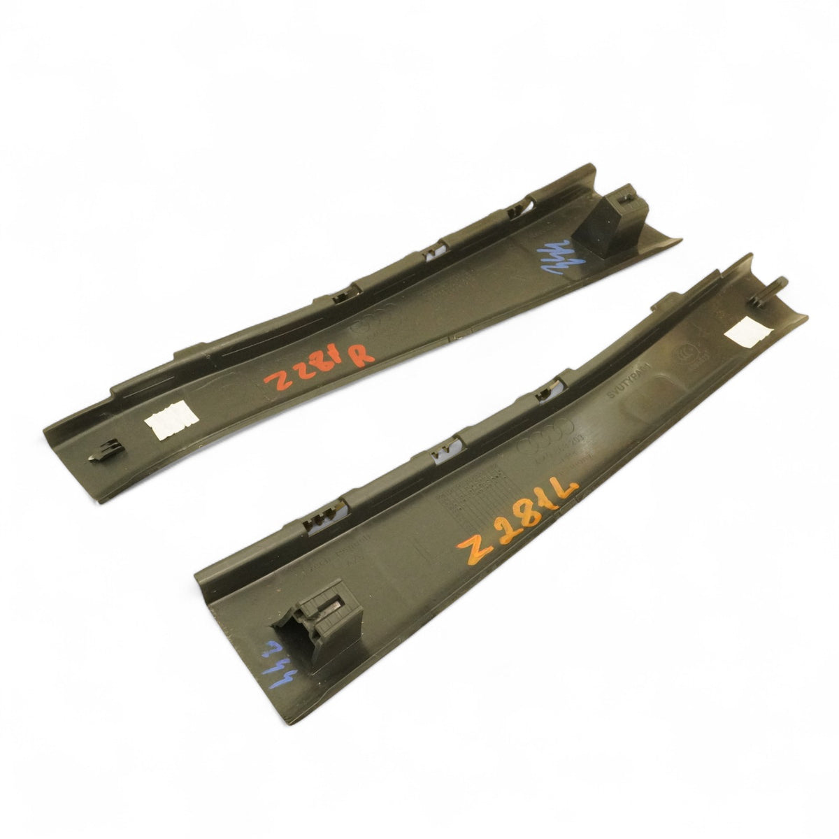 17-24 Audi Q7 4M A Pillar Cover Panel Trim Middle Left Right Set Of 2 4M0868204