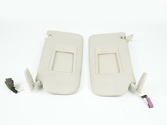 2011 - 2016 Bmw 5 Series F10 Sun Visor Shade W Mirror Left Right Lh Rh Set