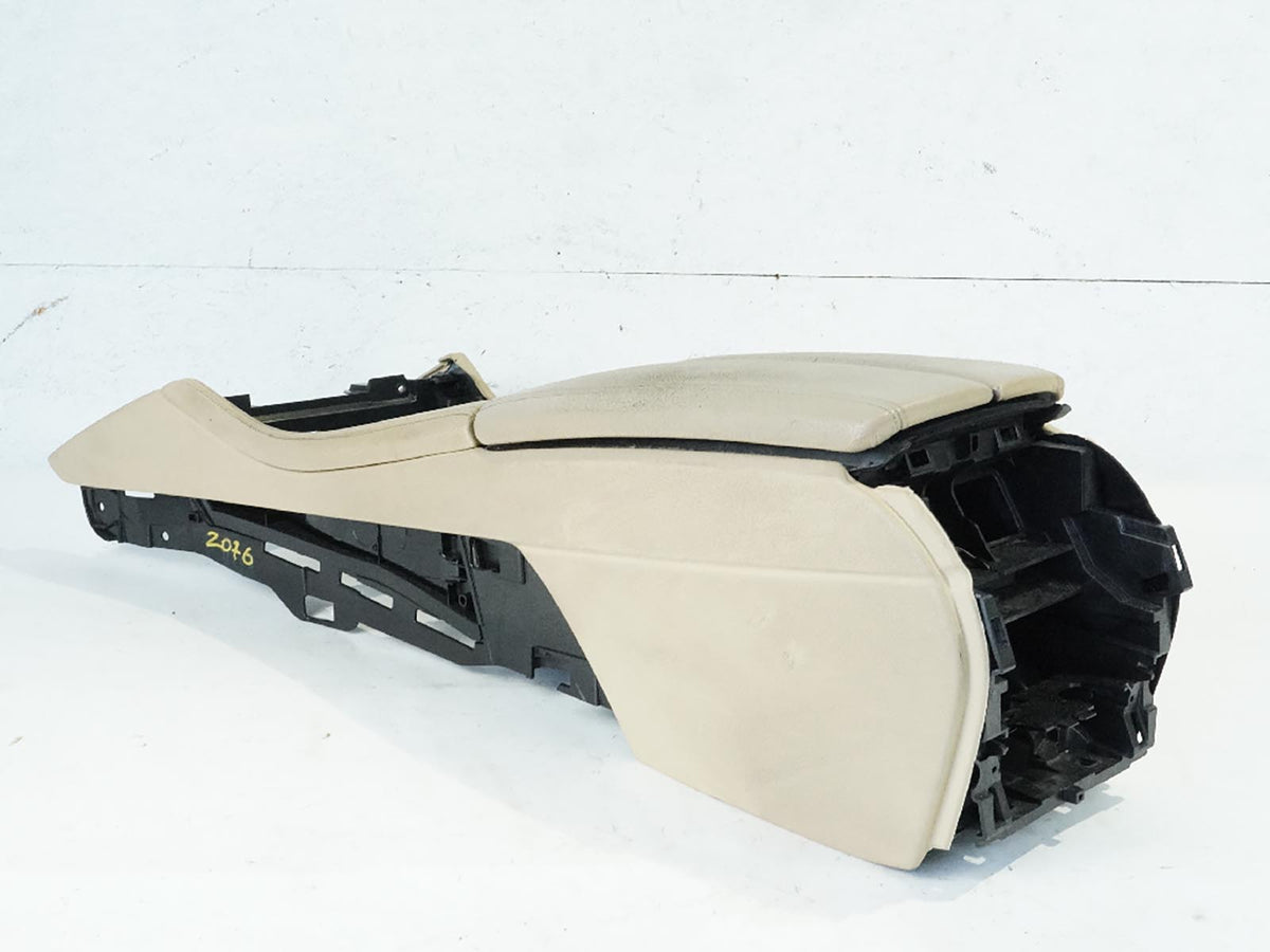 2011 Bmw 5 Series F10 Center Console Armrest Storage Leather Compartment OEM