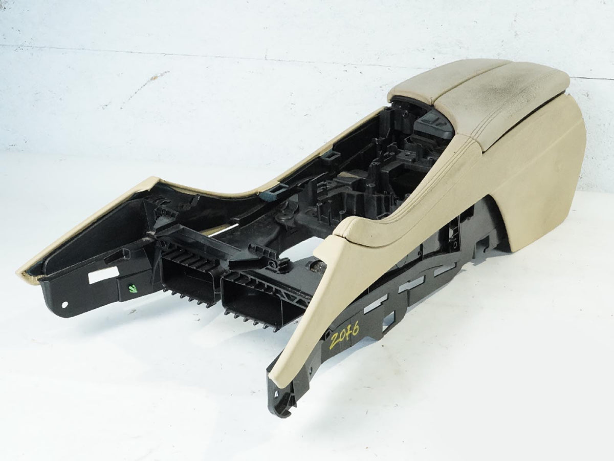 2011 Bmw 5 Series F10 Center Console Armrest Storage Leather Compartment OEM